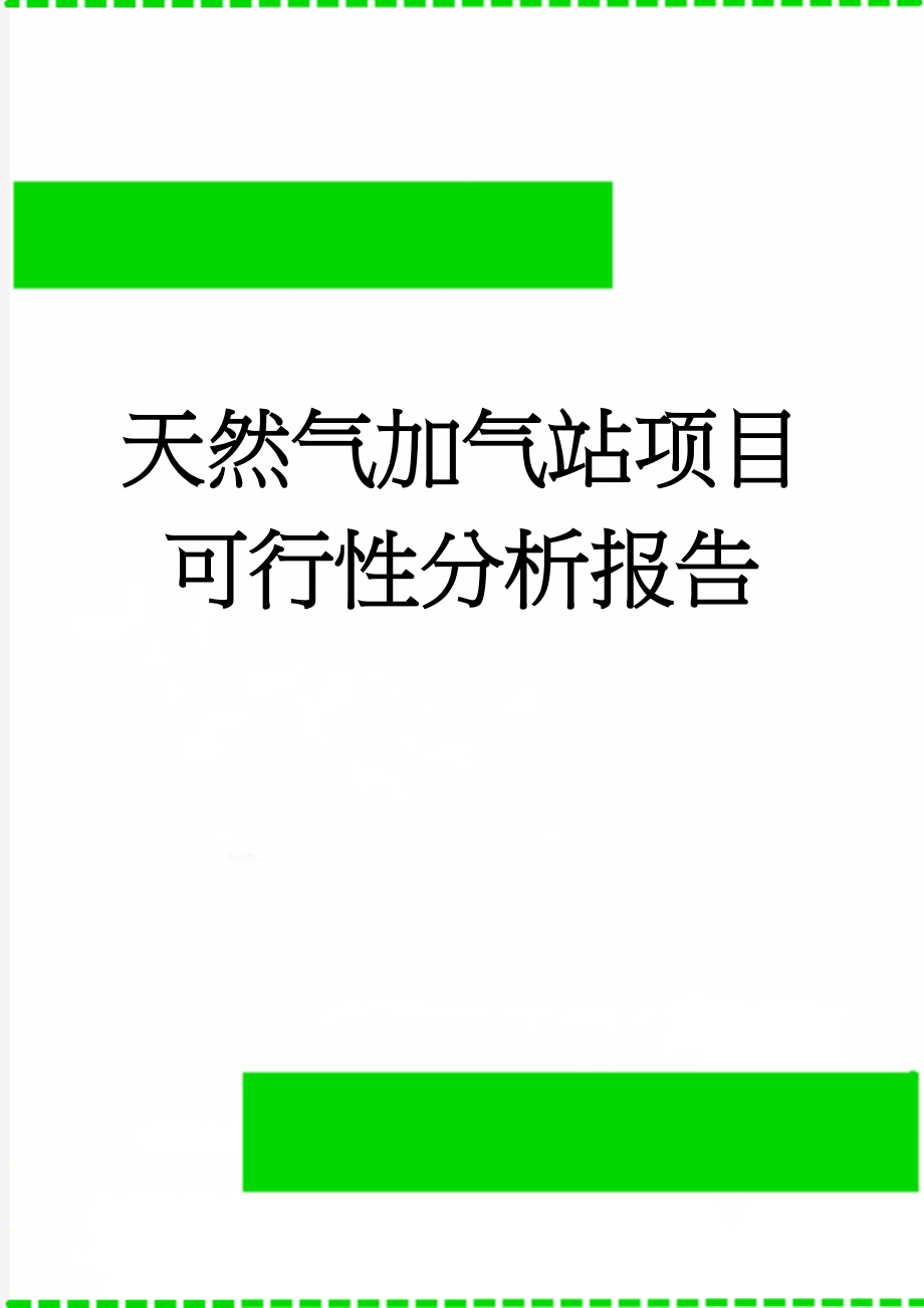 天然气加气站项目可行性分析报告(29页).doc_第1页