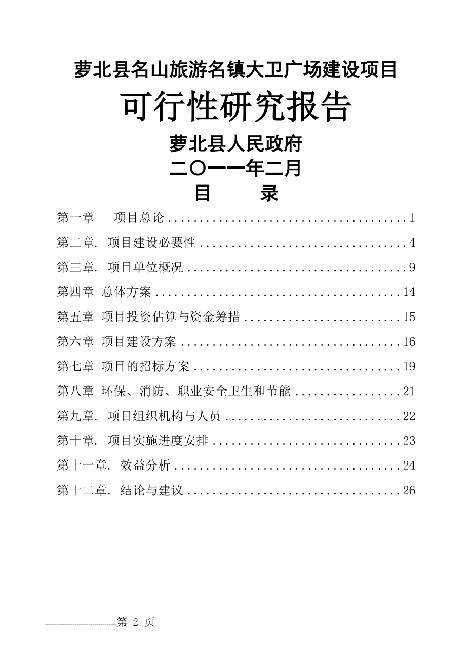 大卫广场建设项目可行性研究报告(25页).doc_第2页