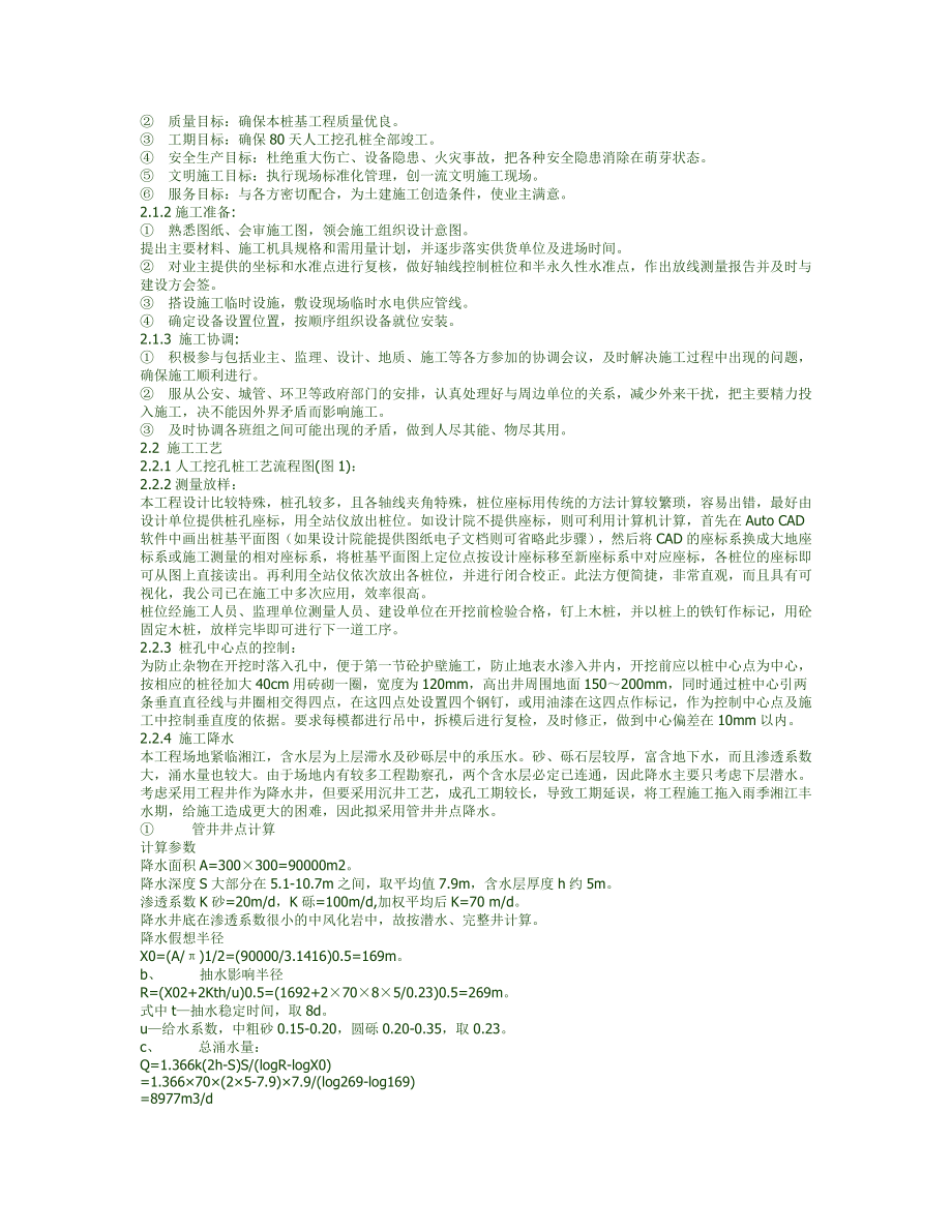 人工挖孔桩施工建筑结构方案.doc_第2页