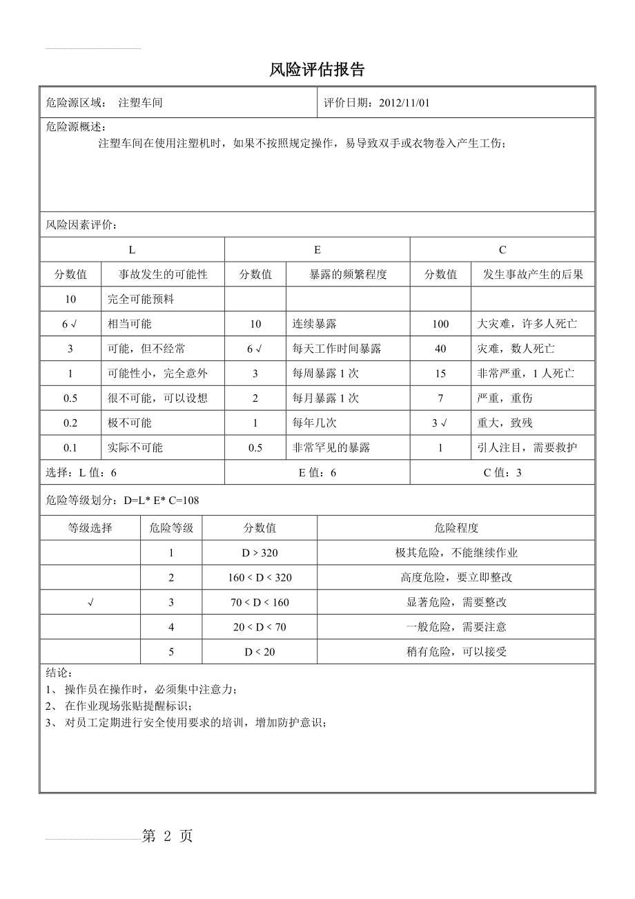 机械设备风险评估表(11页).doc_第2页