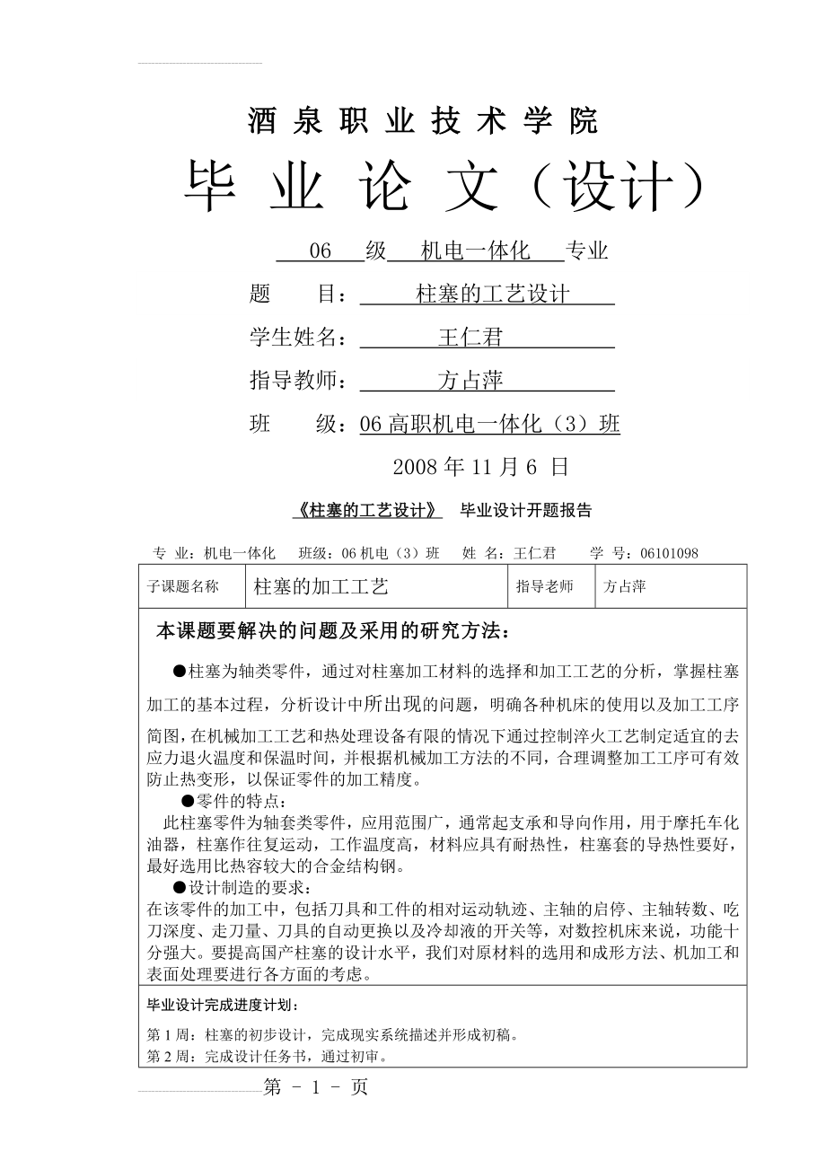 柱塞的工艺设计(17页).doc_第2页