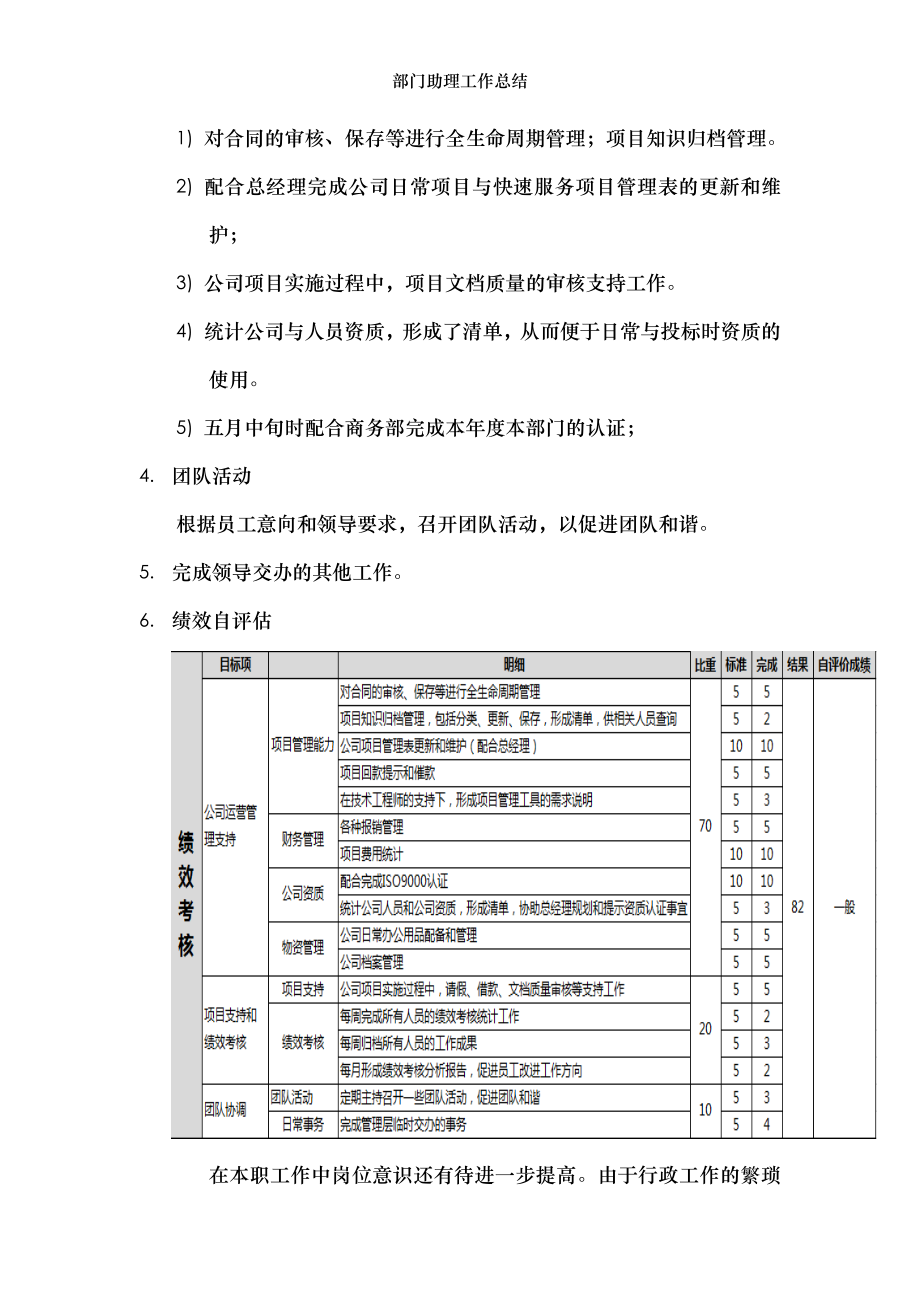 部门助理工作总结.doc_第2页