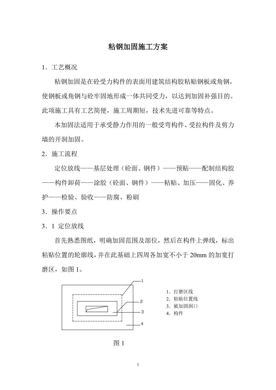 粘钢加固方案土建工程施工方案.doc_第1页