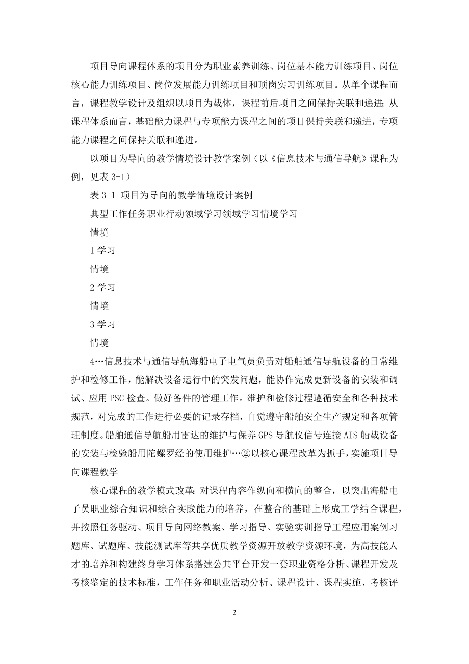 船舶通信与导航课程标准.docx_第2页