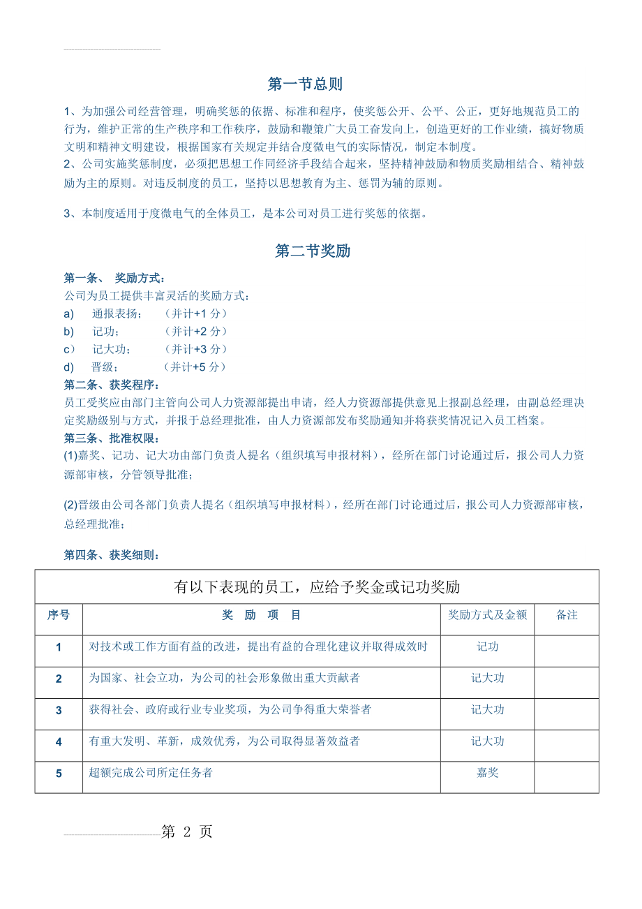 公司奖惩制度(7页).doc_第2页