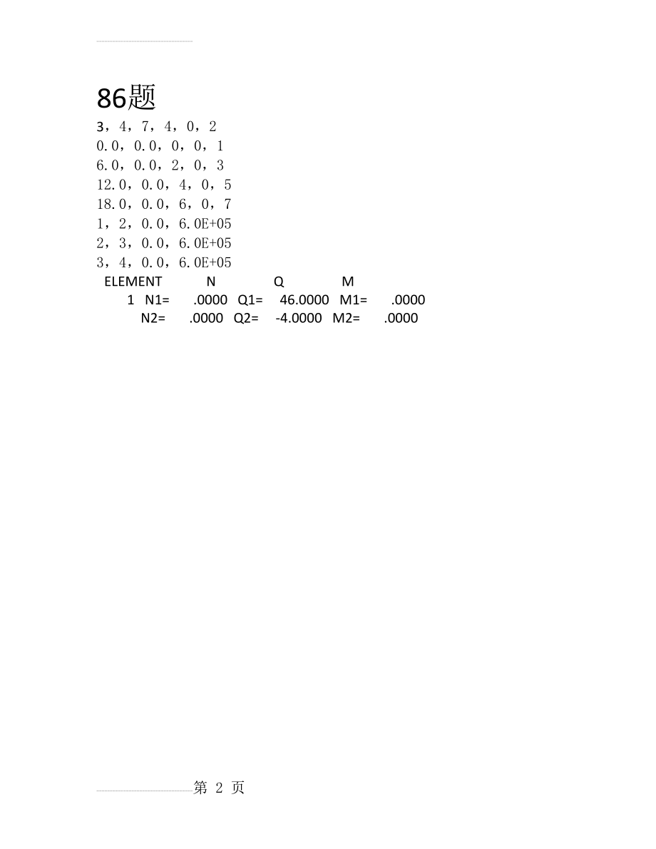 结构力学电算作业86(2页).doc_第2页