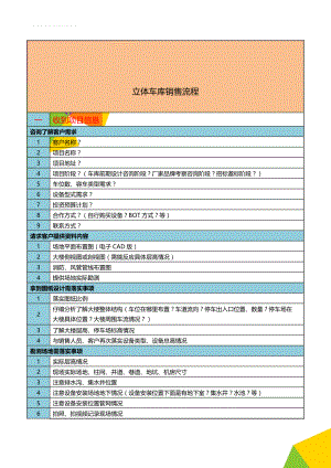 立体车库销售流程(4页).doc