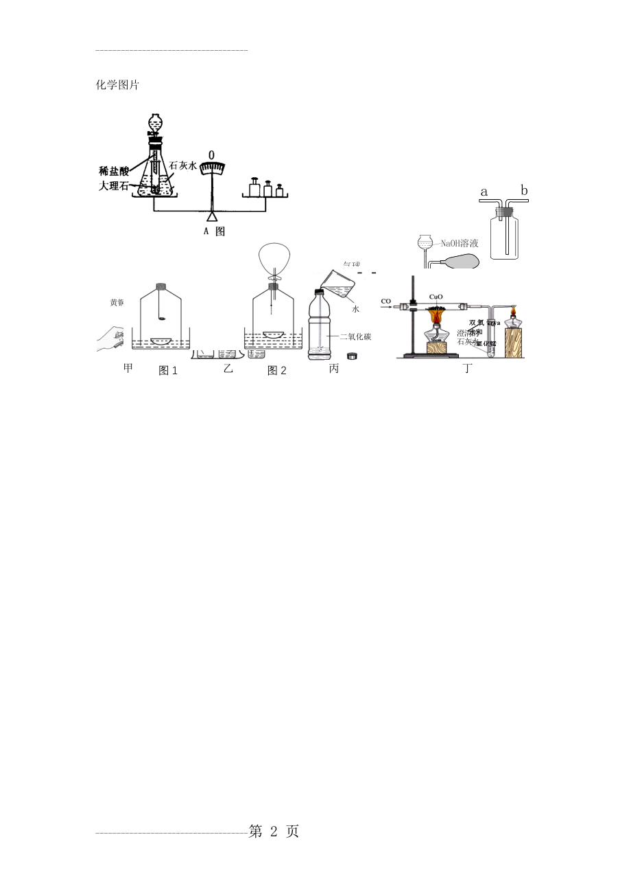 初中化学实验装置图(2页).doc_第2页