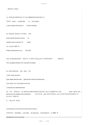 2022年初中英语知识点归纳总结.docx