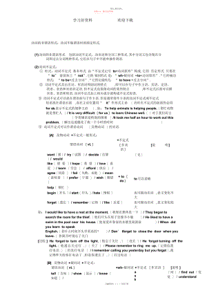 2022年动词的非谓语动词形式讲解.docx