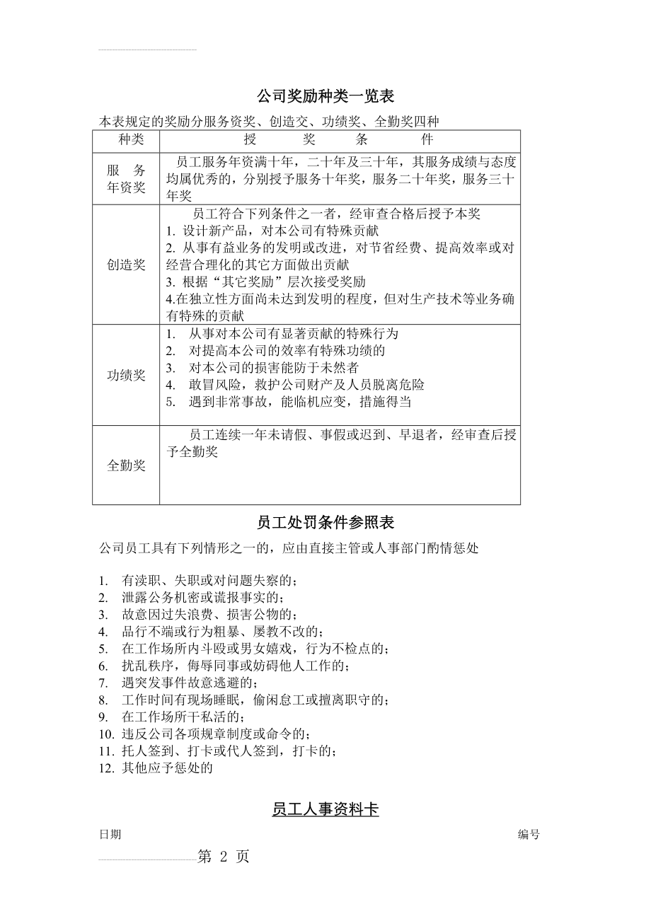 公司奖励种类一览表(6页).doc_第2页