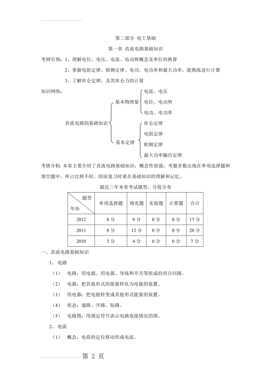 第一章 直流电路基础知识(15页).doc_第2页