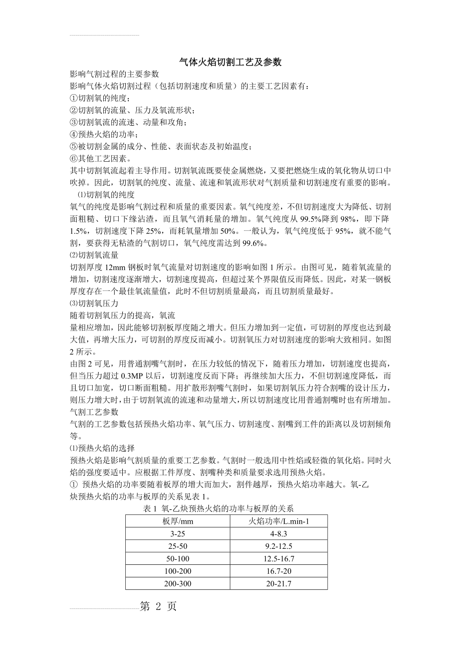 气体火焰切割工艺及参数30892(6页).doc_第2页