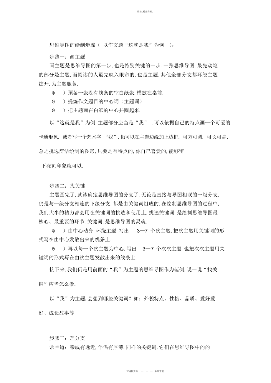 2022年人教版初二作文学案思维导图 .docx_第2页