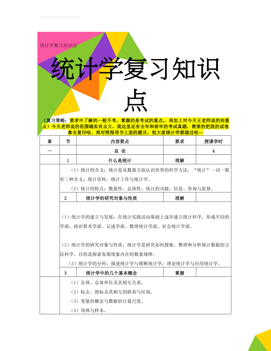 统计学复习知识点(8页).doc_第1页