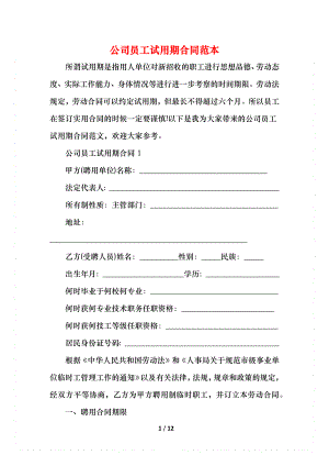 公司员工试用期合同范本(1).docx