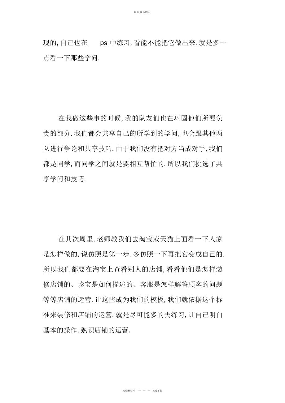 2022年周苗网络营销学习总结教学文案 .docx_第2页