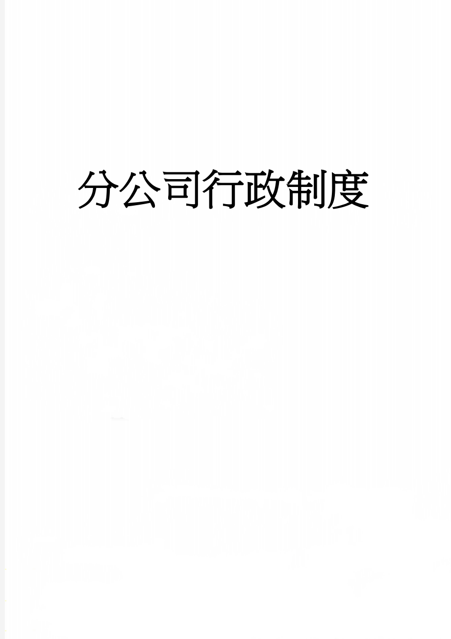 分公司行政制度(21页).docx_第1页