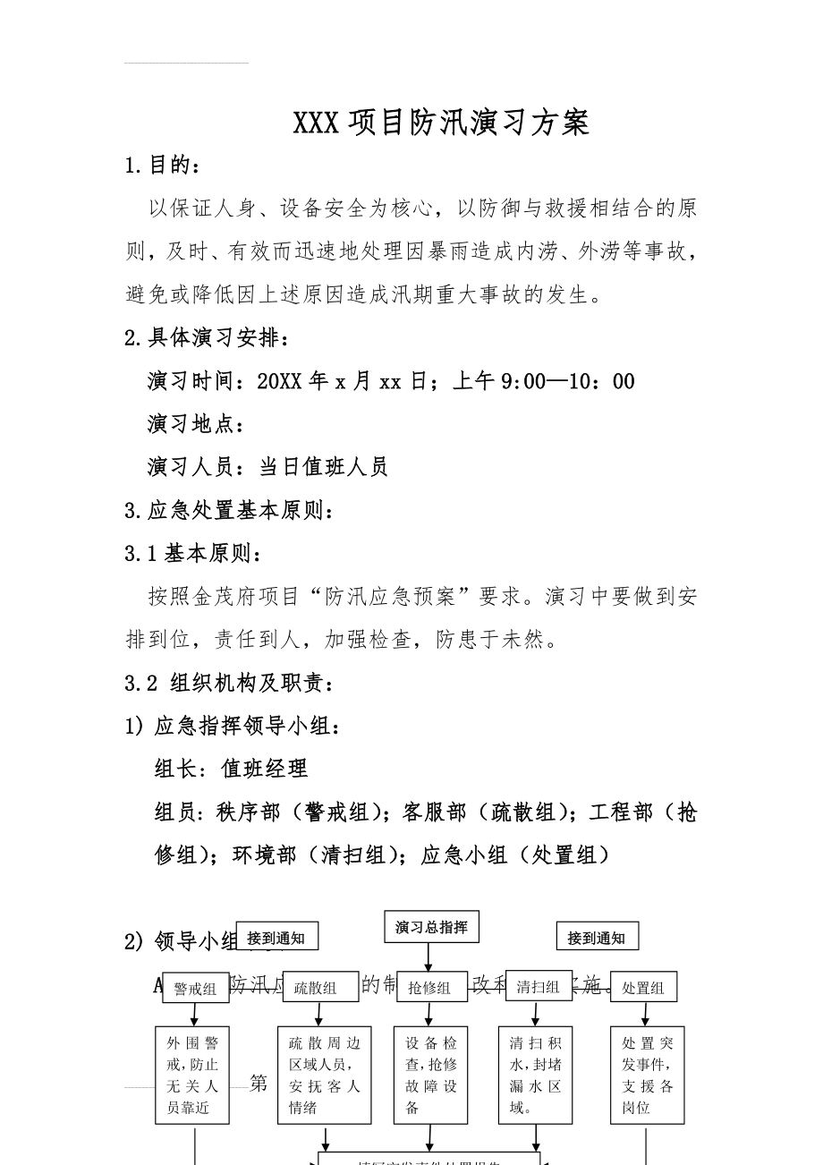 物业防汛应急预案(10页).doc_第2页