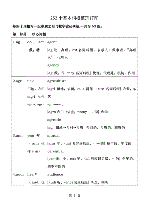 英语252个基本词根+例词分析表格.doc