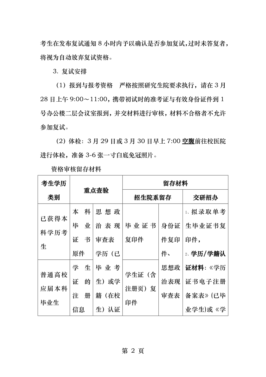 药学院2018年硕士研究生招生复试录取工作方案.doc_第2页