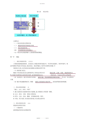 2022年咨询工程师项目决策分析与评价知识点总结 .docx