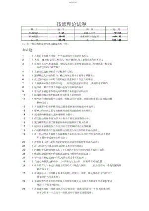 2022年技师机械类理论考试专业公共基础知识复习测试卷 .docx