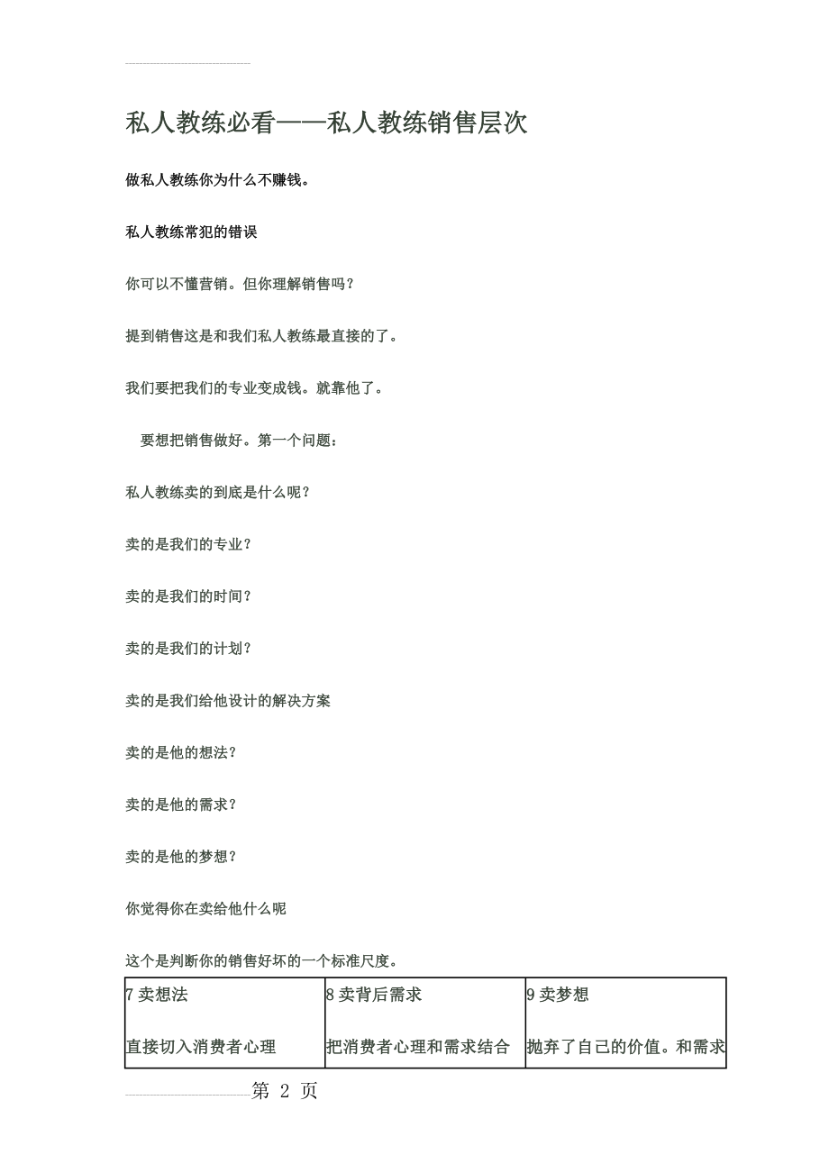 私人教练必看——私人教练销售层次(7页).doc_第2页