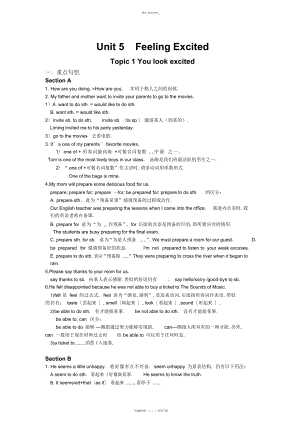 2022年仁爱版英语八级下册知识点总结.docx