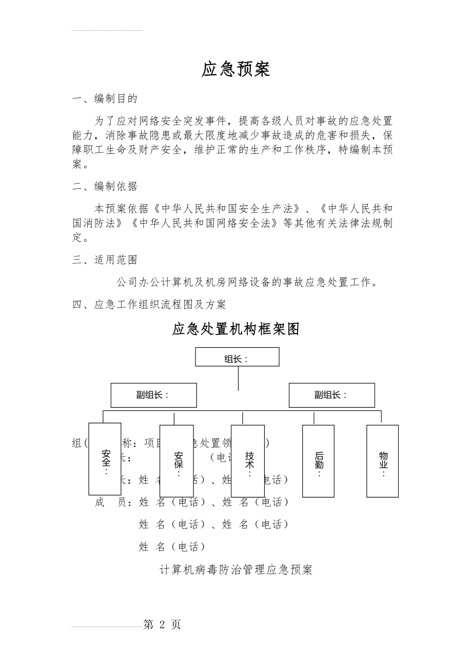 网络病毒应急预案(3页).doc_第2页