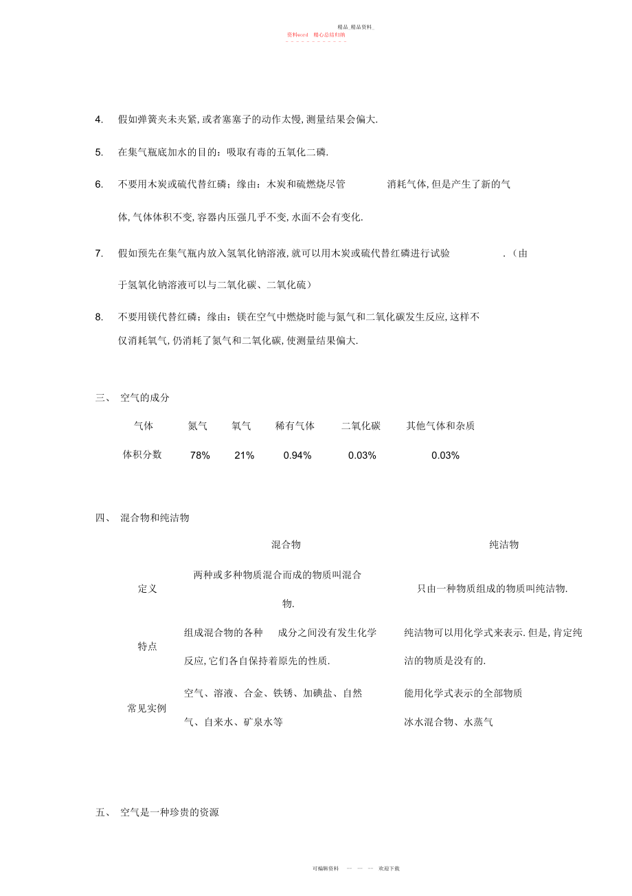 2022年届中考化学知识点归纳复习题.docx_第2页