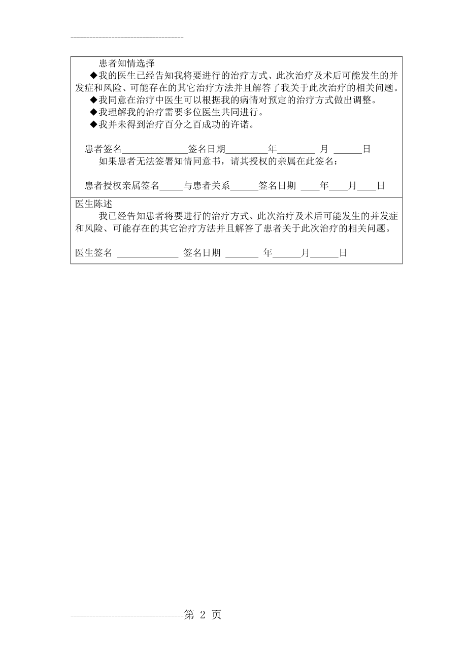 动静脉内瘘堵塞溶栓治疗知情同意书(3页).doc_第2页