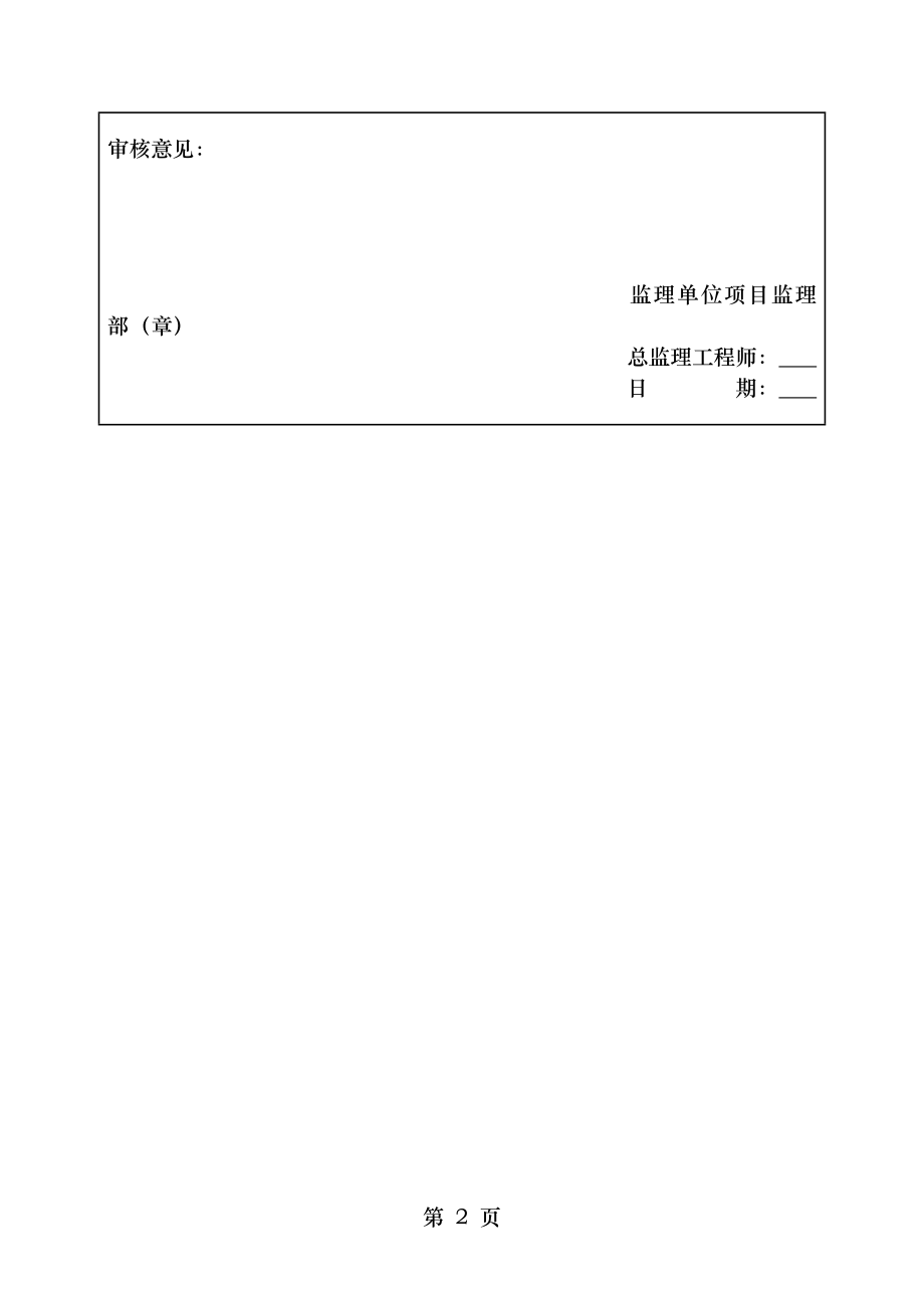 表B2.5 危险性较大的分部分项工程专项施工方案报审表.doc_第2页