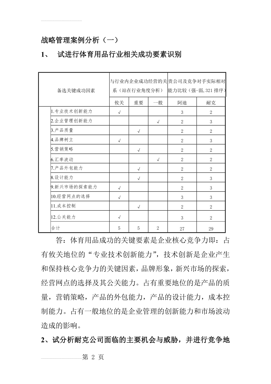 工商管理MBA作业 战略管理案例分析(26页).doc_第2页