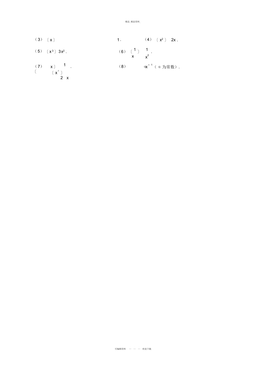 2022年导数知识点总结及应用资料讲解.docx_第2页