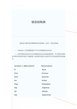 语法结构表(13页).doc