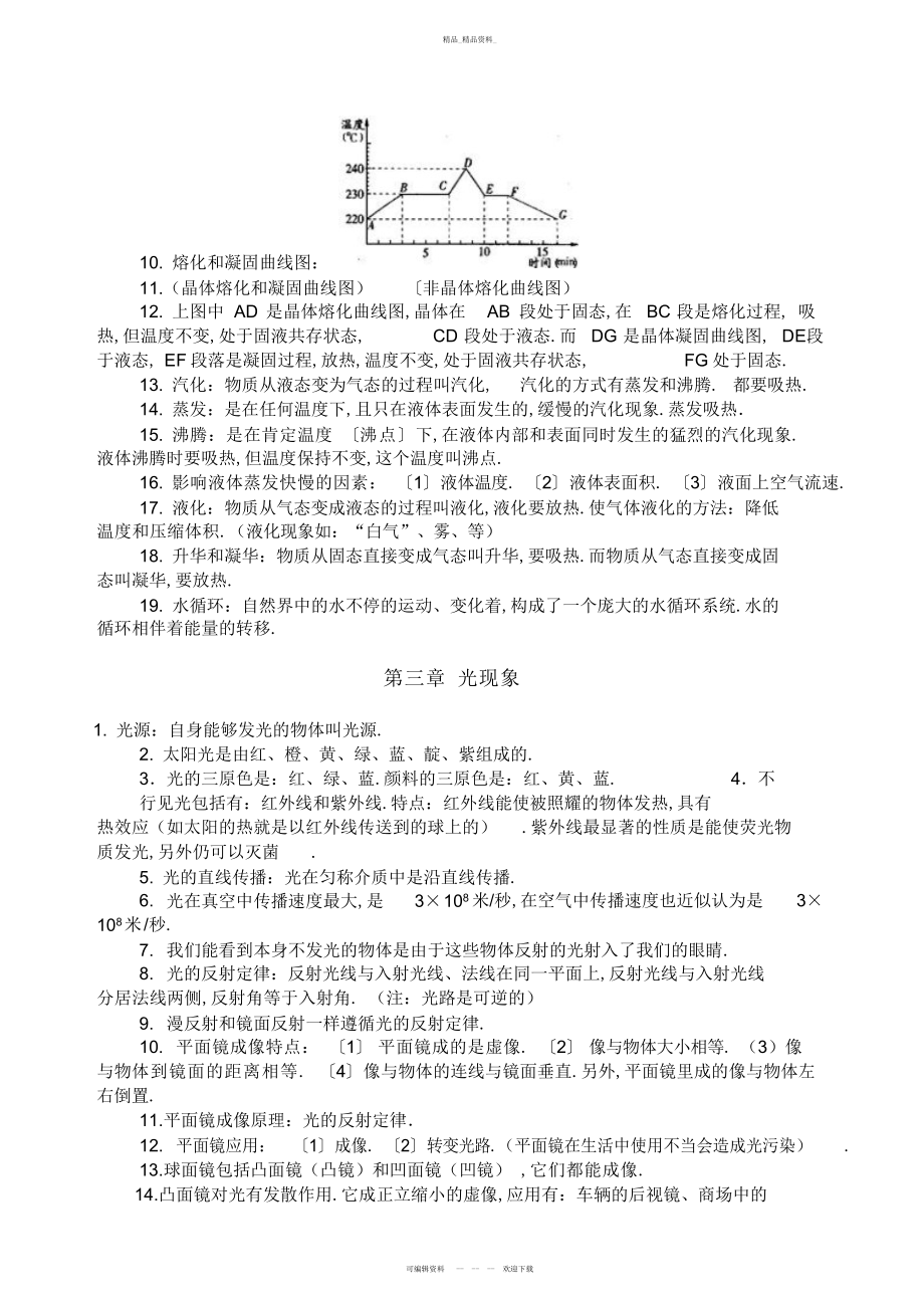 2022年苏科版初中物理八级上册知识点总结 .docx_第2页