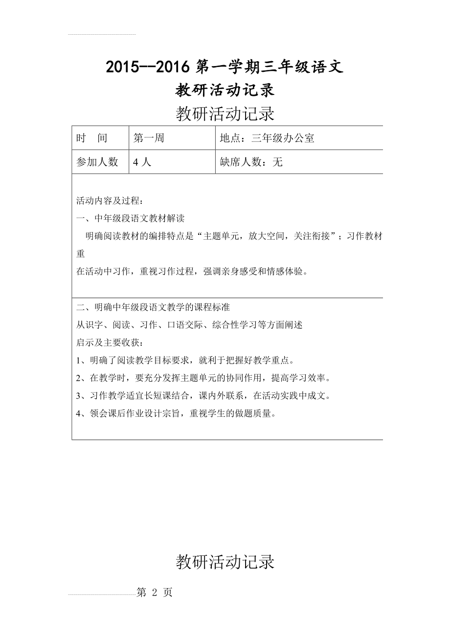 语文教研组活动记录66768(12页).doc_第2页