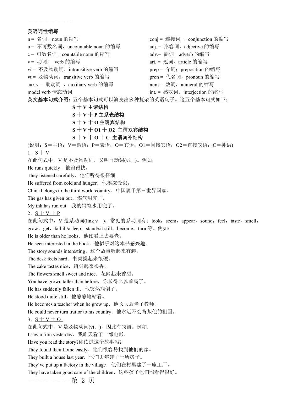 英语词性缩写(3页).doc_第2页