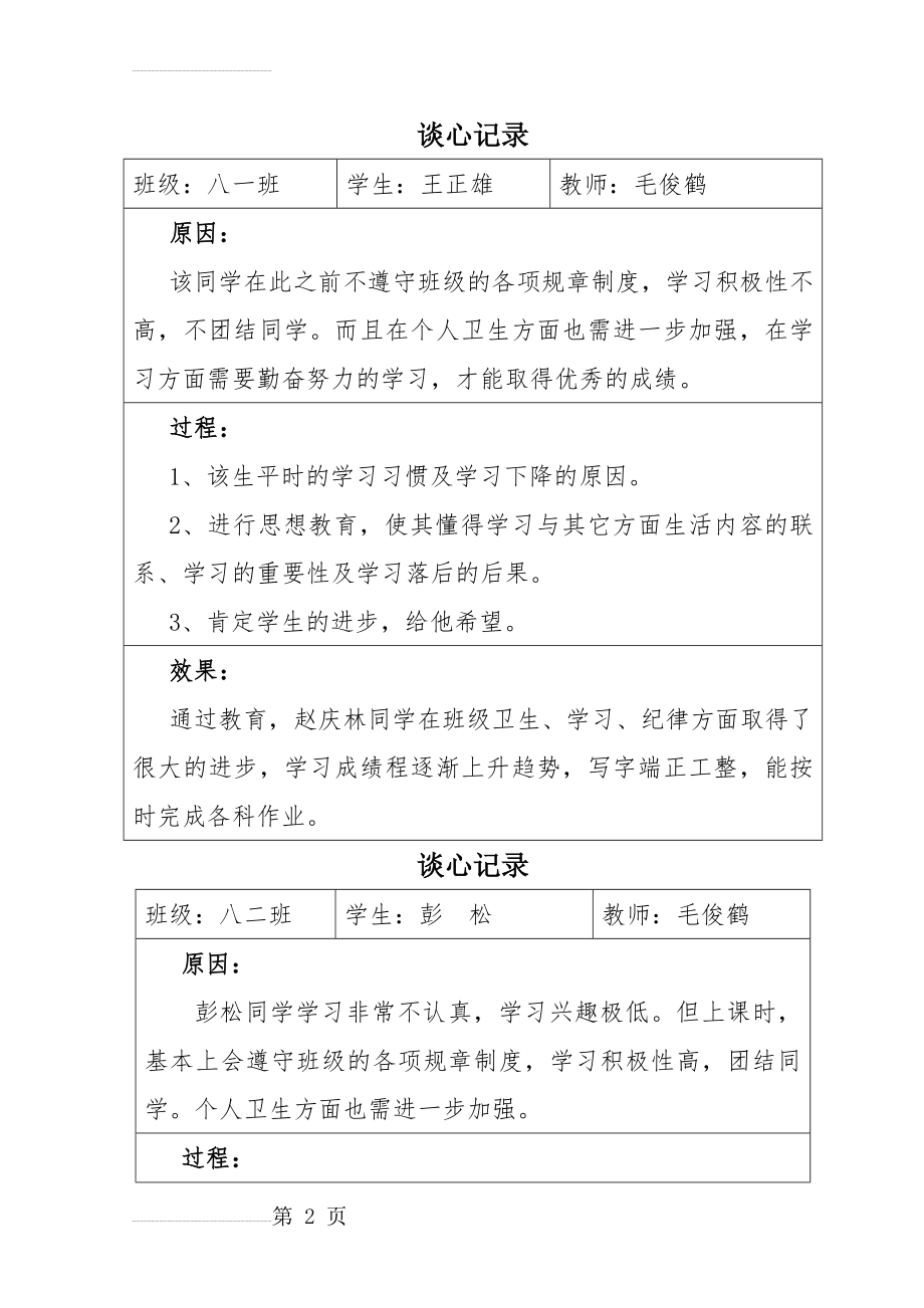 谈心记录(11页).doc_第2页