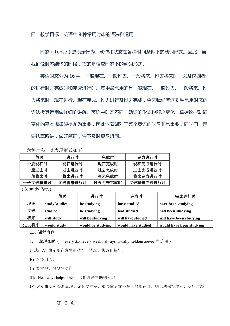 英语16种时态汇总(9页).doc_第2页