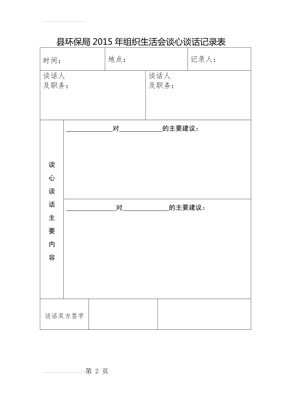 谈话谈心记录模板(2页).doc_第2页