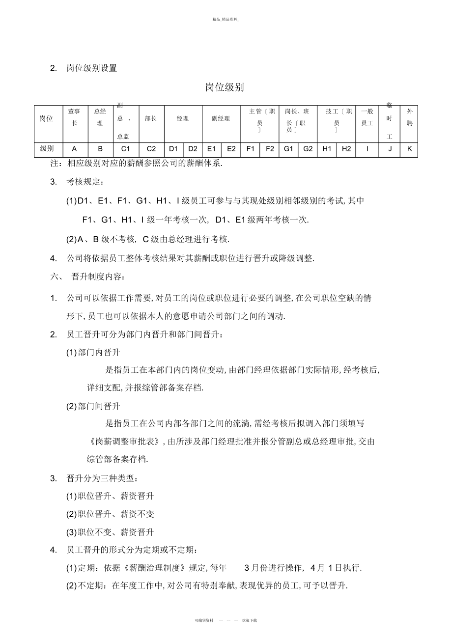 2022年晋升降级管理制度 .docx_第2页