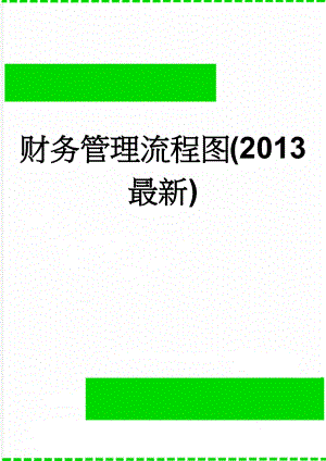 财务管理流程图(2013最新)(12页).docx