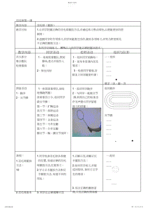 2022年最新高中羽毛球模块教案 .docx