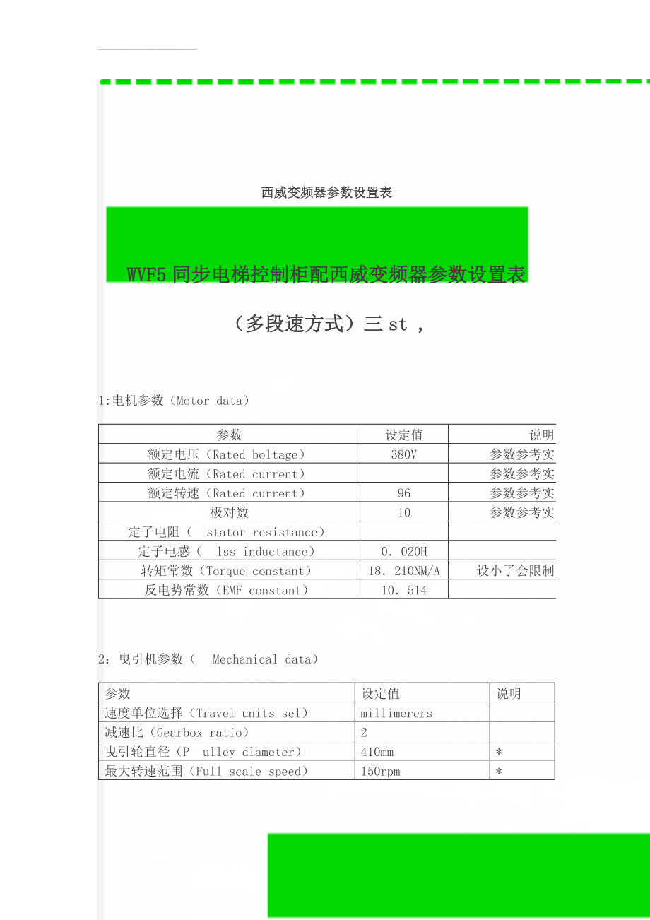 西威变频器参数设置表(5页).doc_第1页