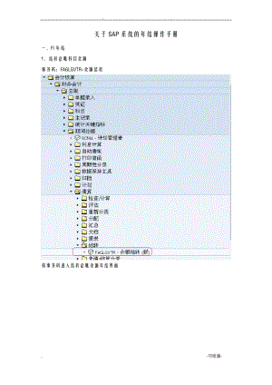 关于SAP系统的年结操作手册.pdf