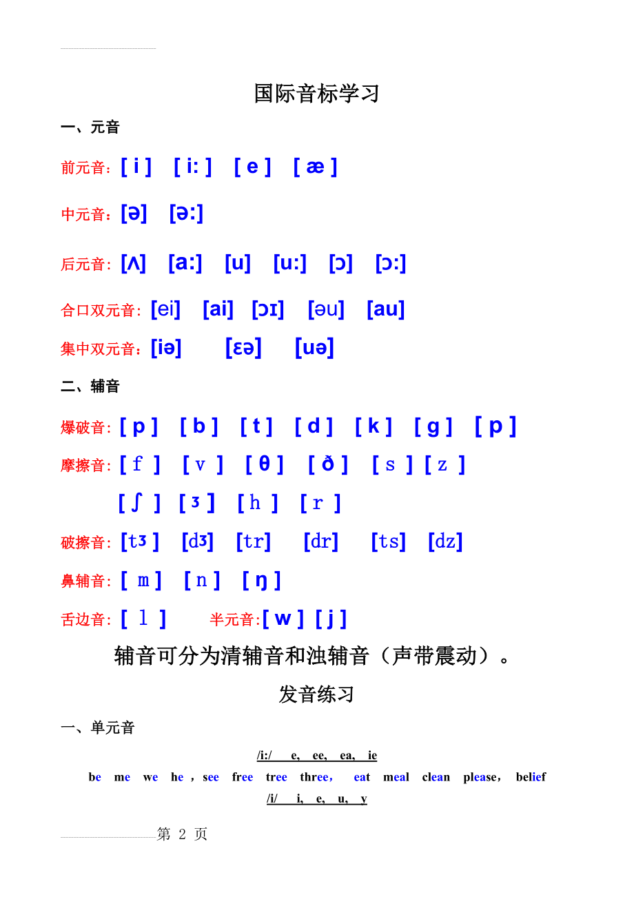 英语音标学习(全)(6页).doc_第2页