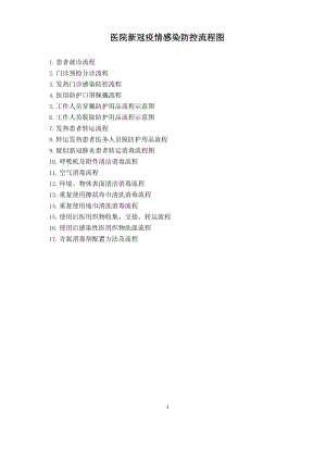 医院新冠疫情感染防控流程图(完整版).docx