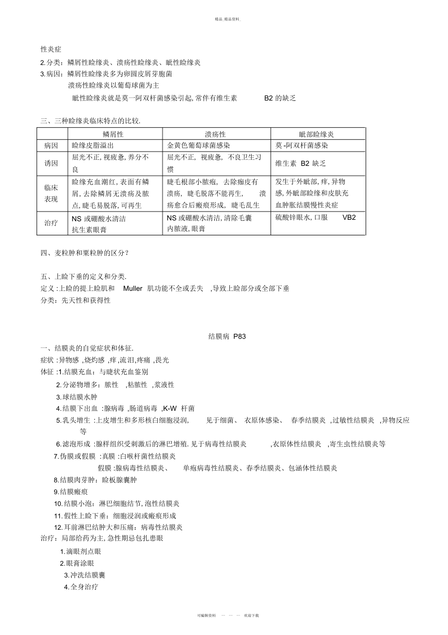 2022年眼科学重点总结人卫第七版.docx_第2页